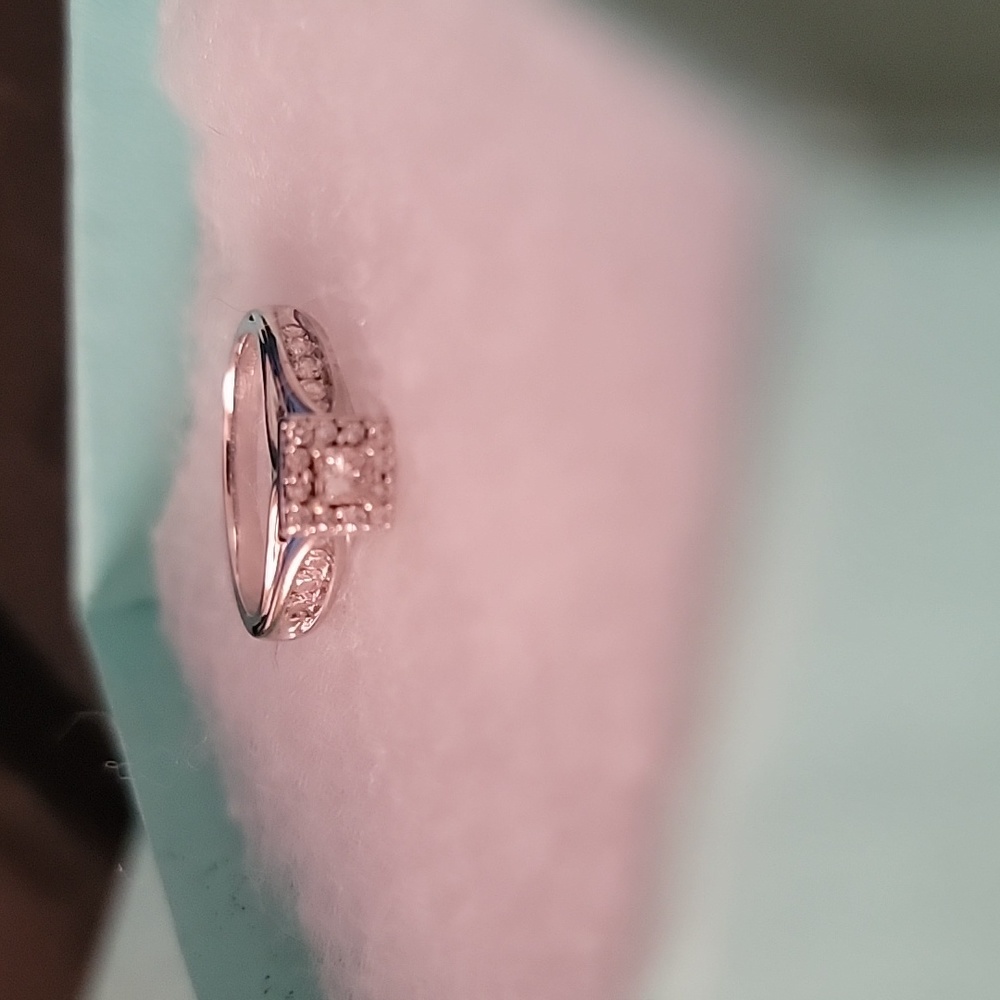 1/2 Carat TW Princess Cut Diamond Ring